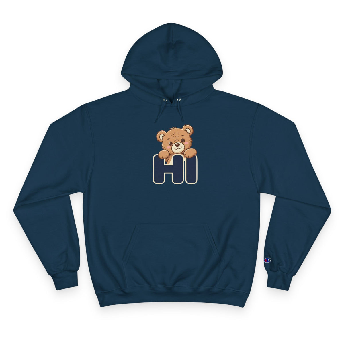 Hi Teddy Bear Unisex Graphic Hoodie