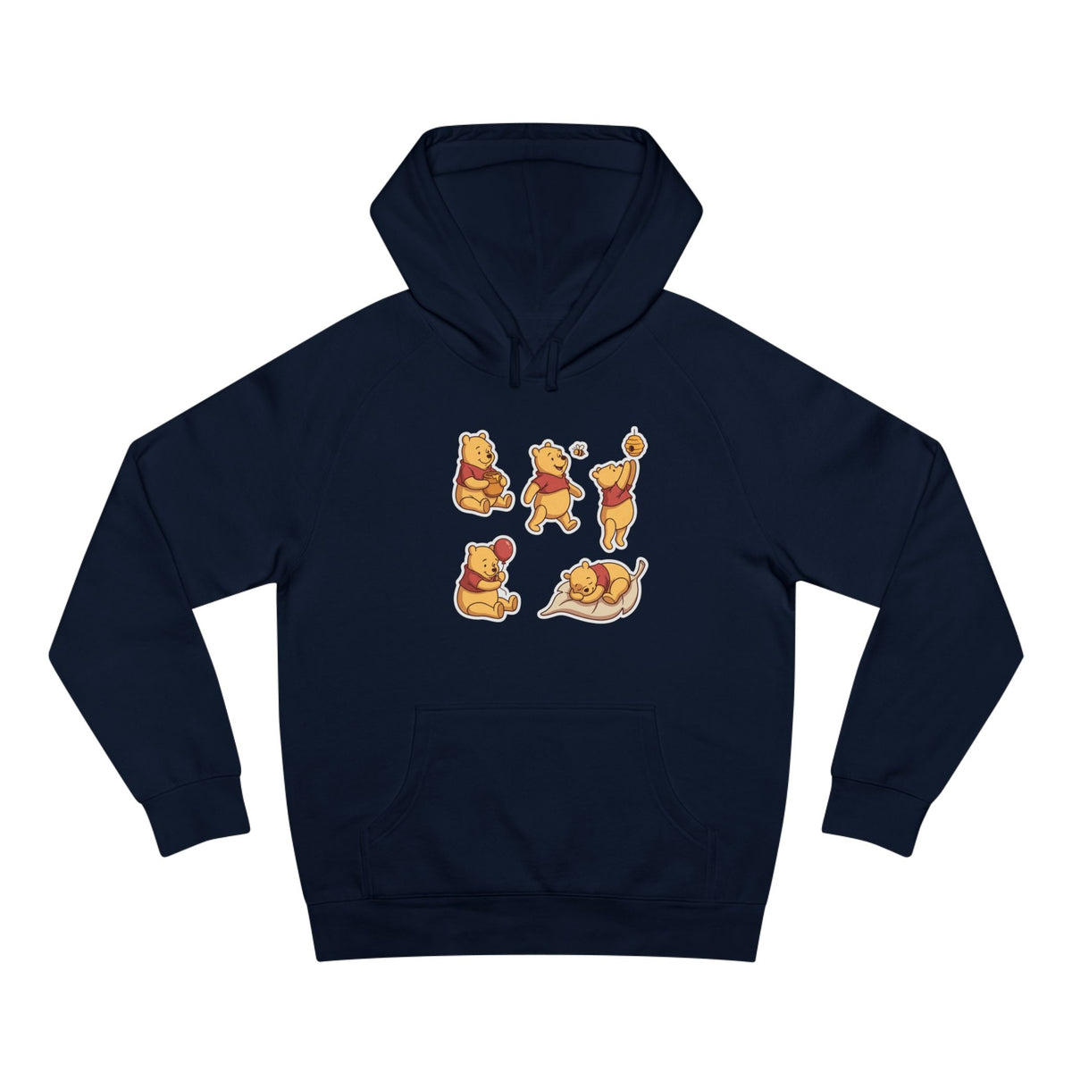 Playful Honey Bear Unisex Graphic Hoodie