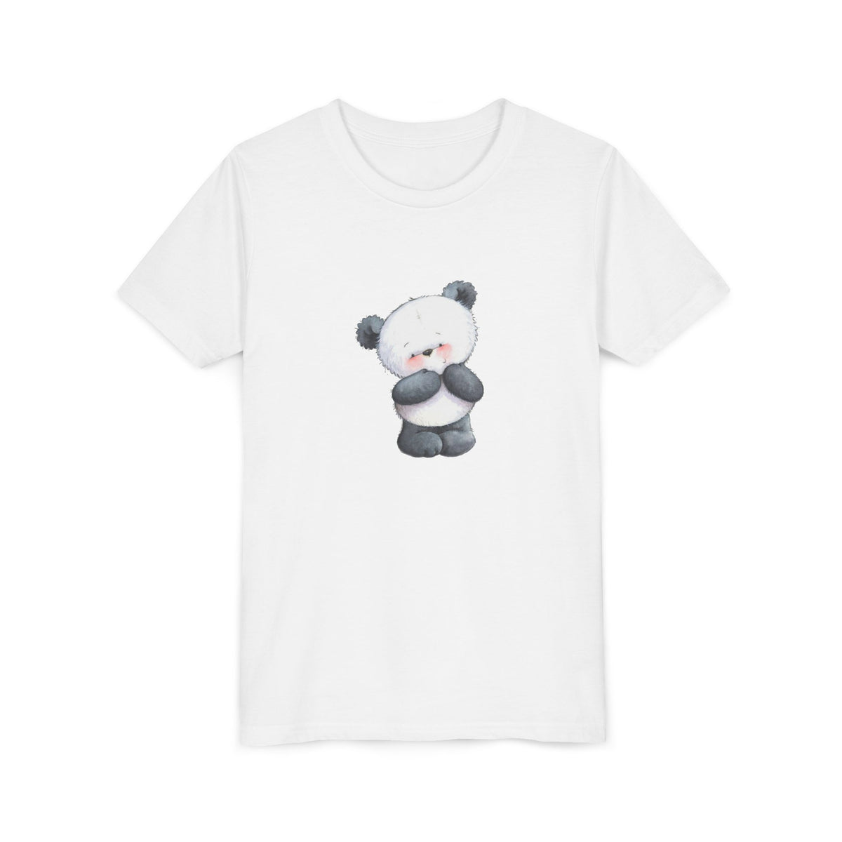 Shy Panda Kids' Graphic T-Shirt