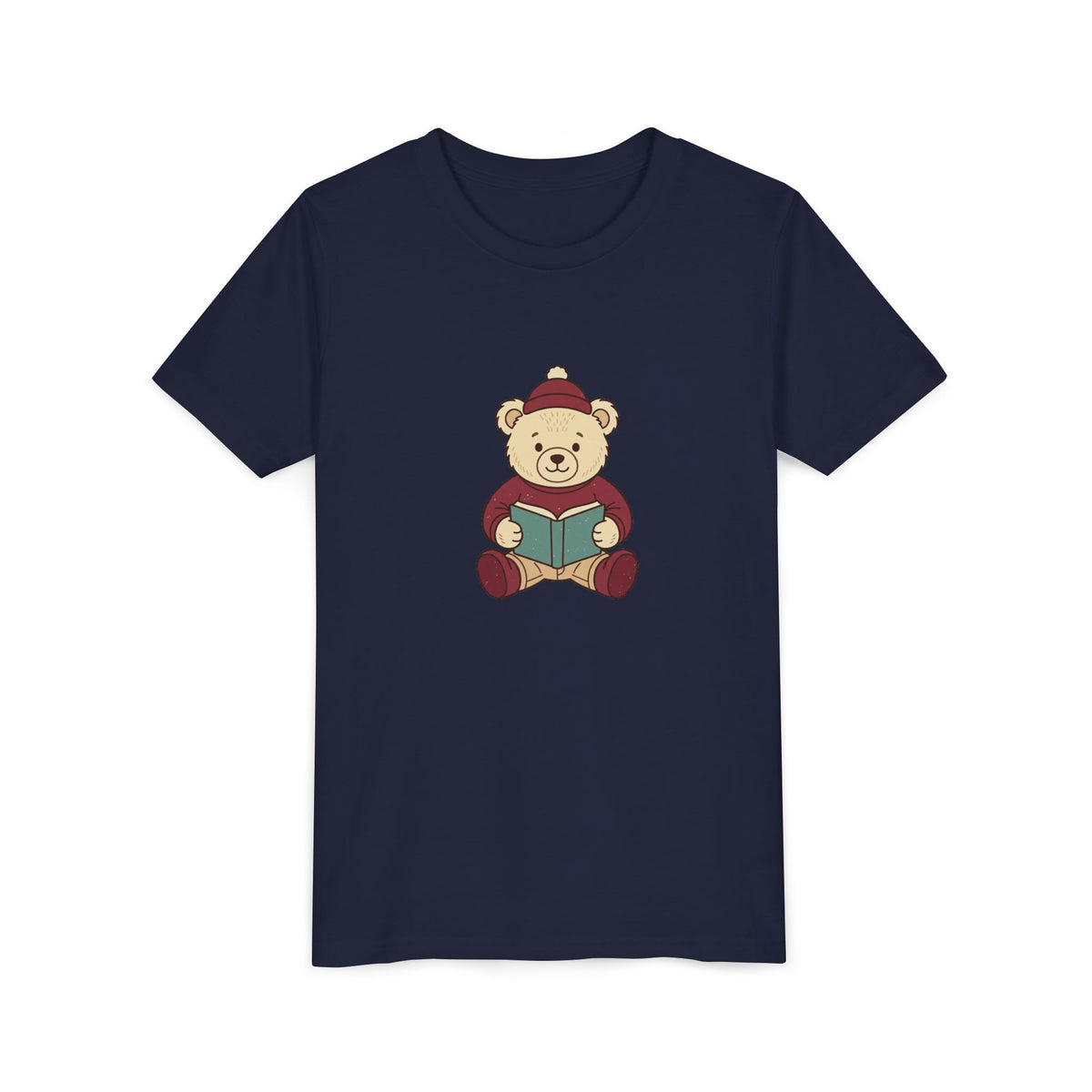Reading Teddy Bear Kids' Graphic T-Shirt