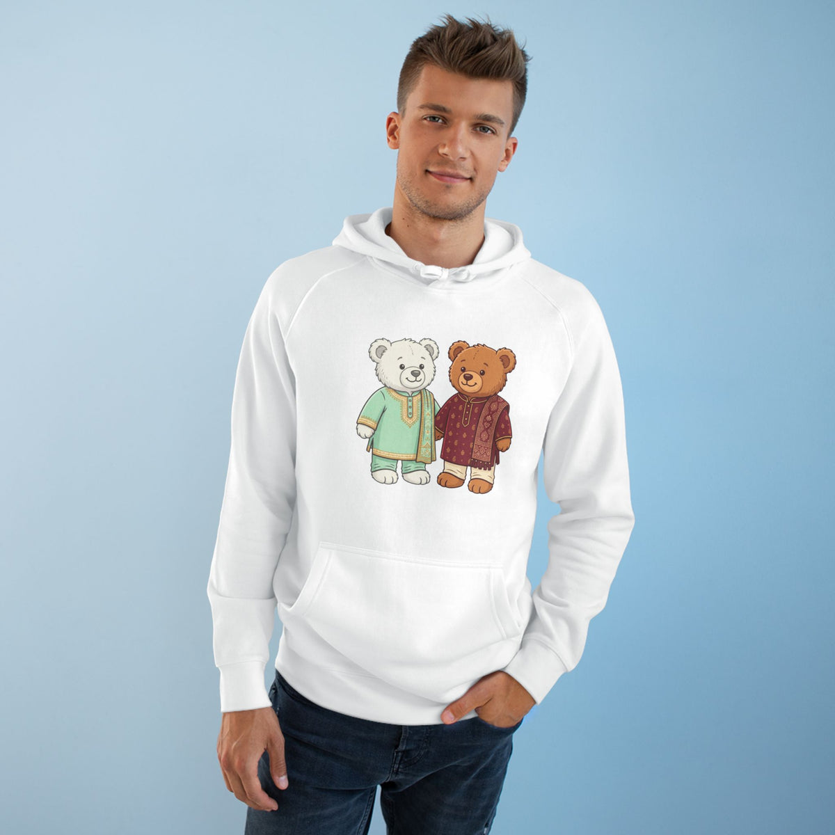 Desi Teddy Bears Unisex Graphic Hoodie