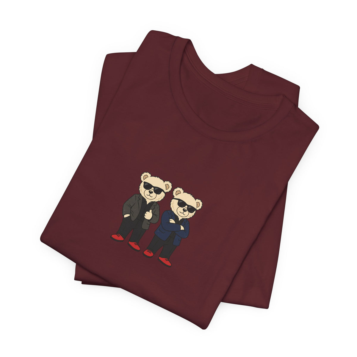 Sunglasses Bear Duo Unisex Graphic T-Shirt