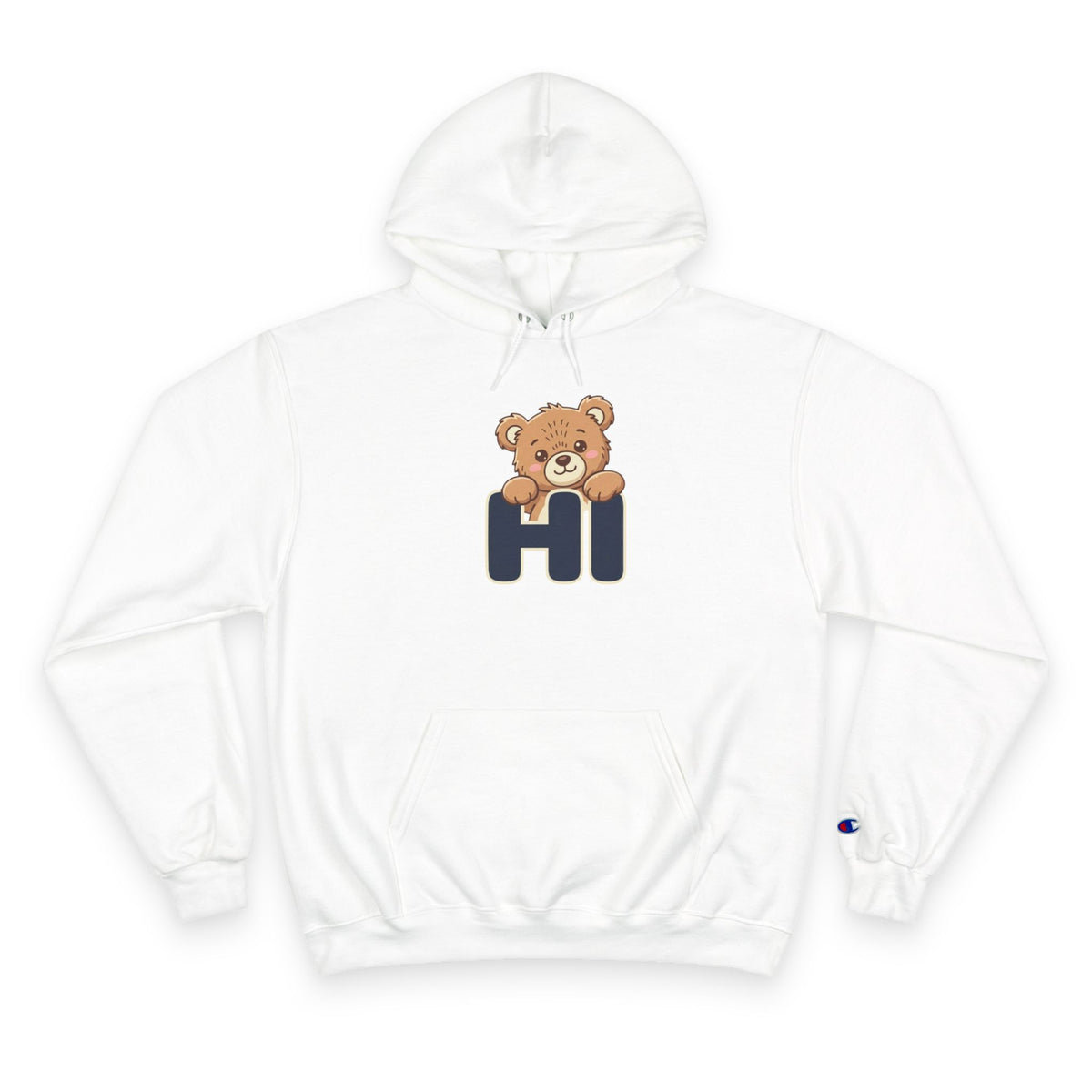 Hi Teddy Bear Unisex Graphic Hoodie