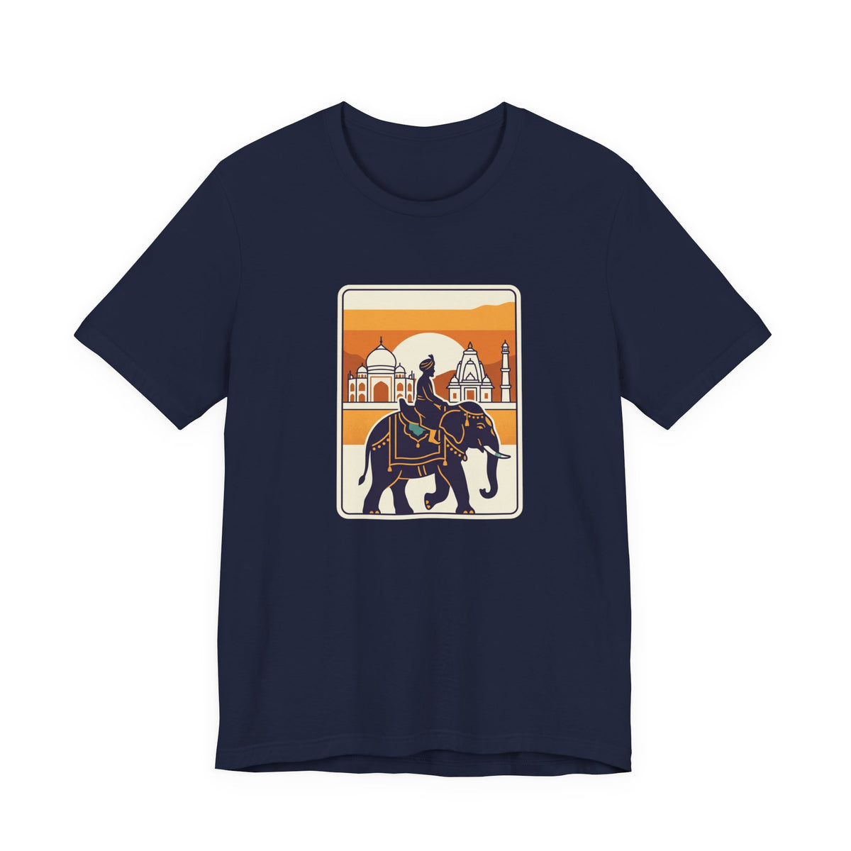 Indian Elephant Travel Unisex Graphic T-Shirt