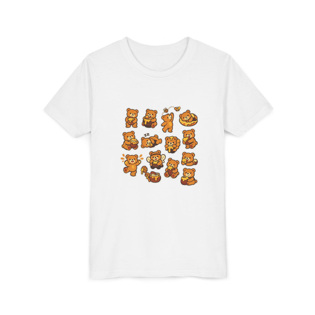 Honey Bear Collage Kids' Graphic T-Shirt