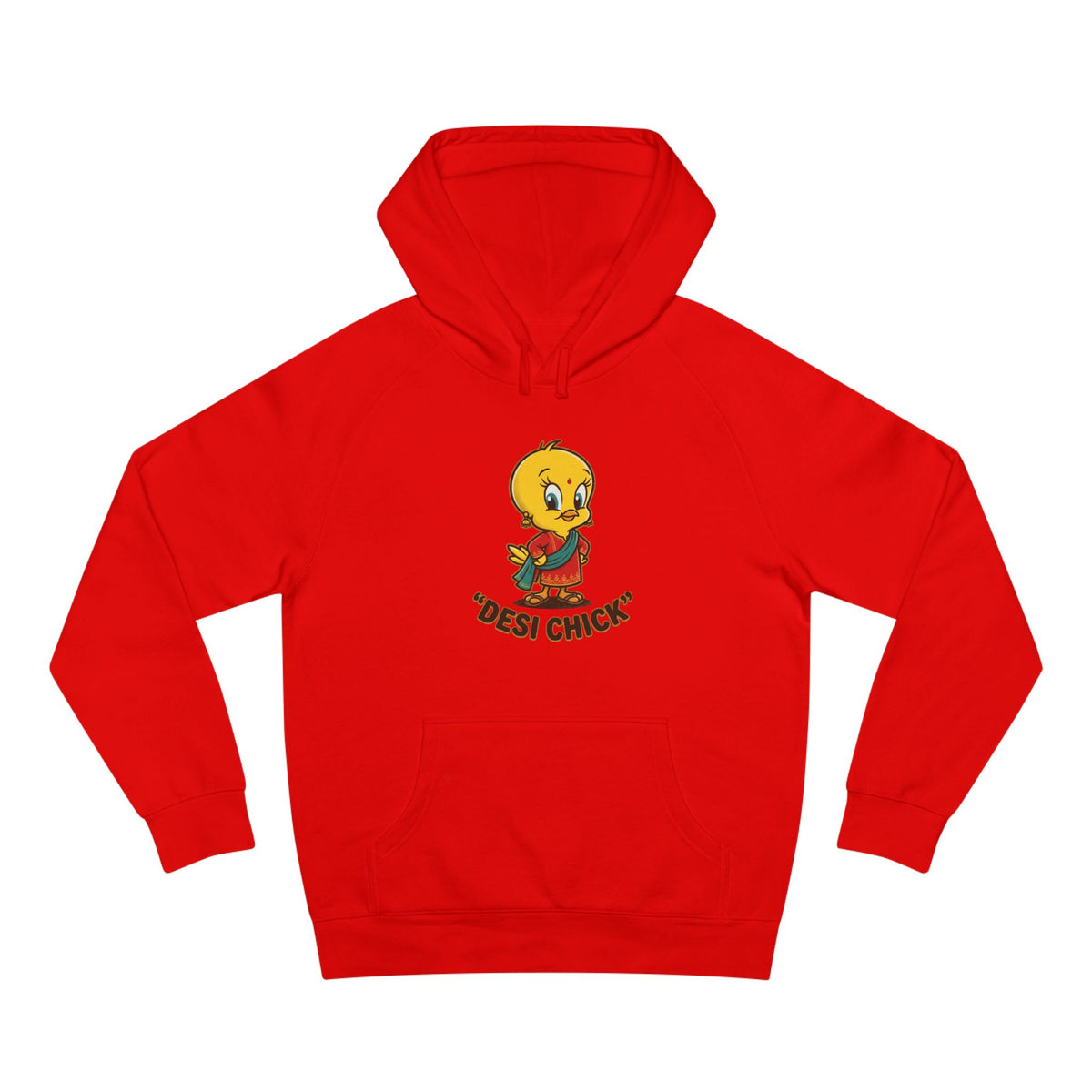 Desi Chick Cartoon Unisex Graphic Hoodie