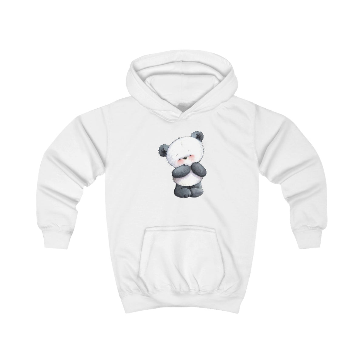 Shy Panda Kids' Graphic Hoodie