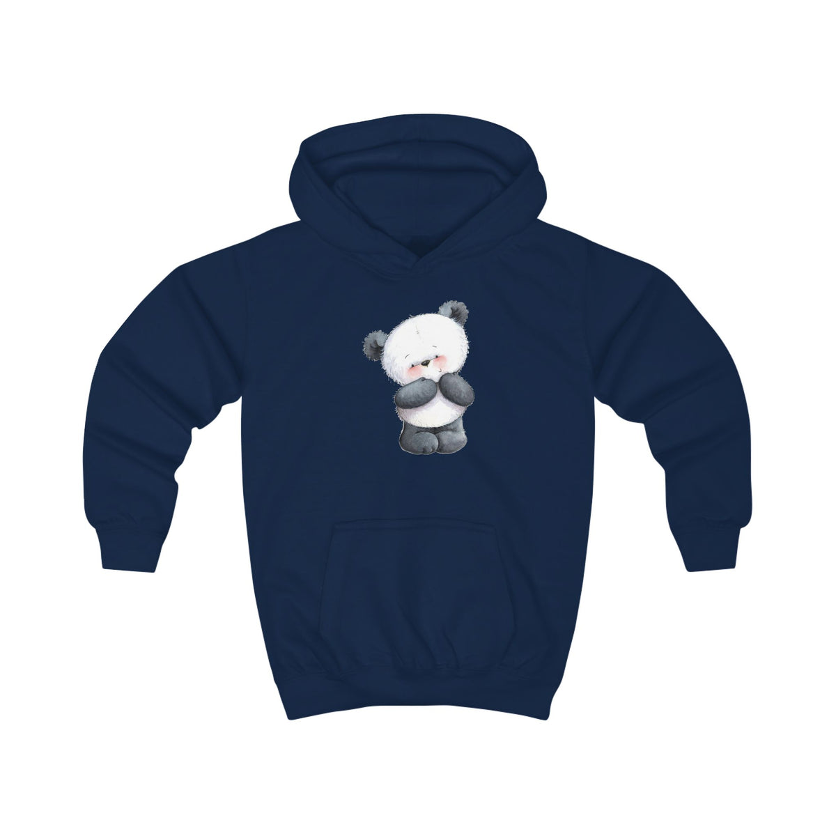 Shy Panda Kids' Graphic Hoodie