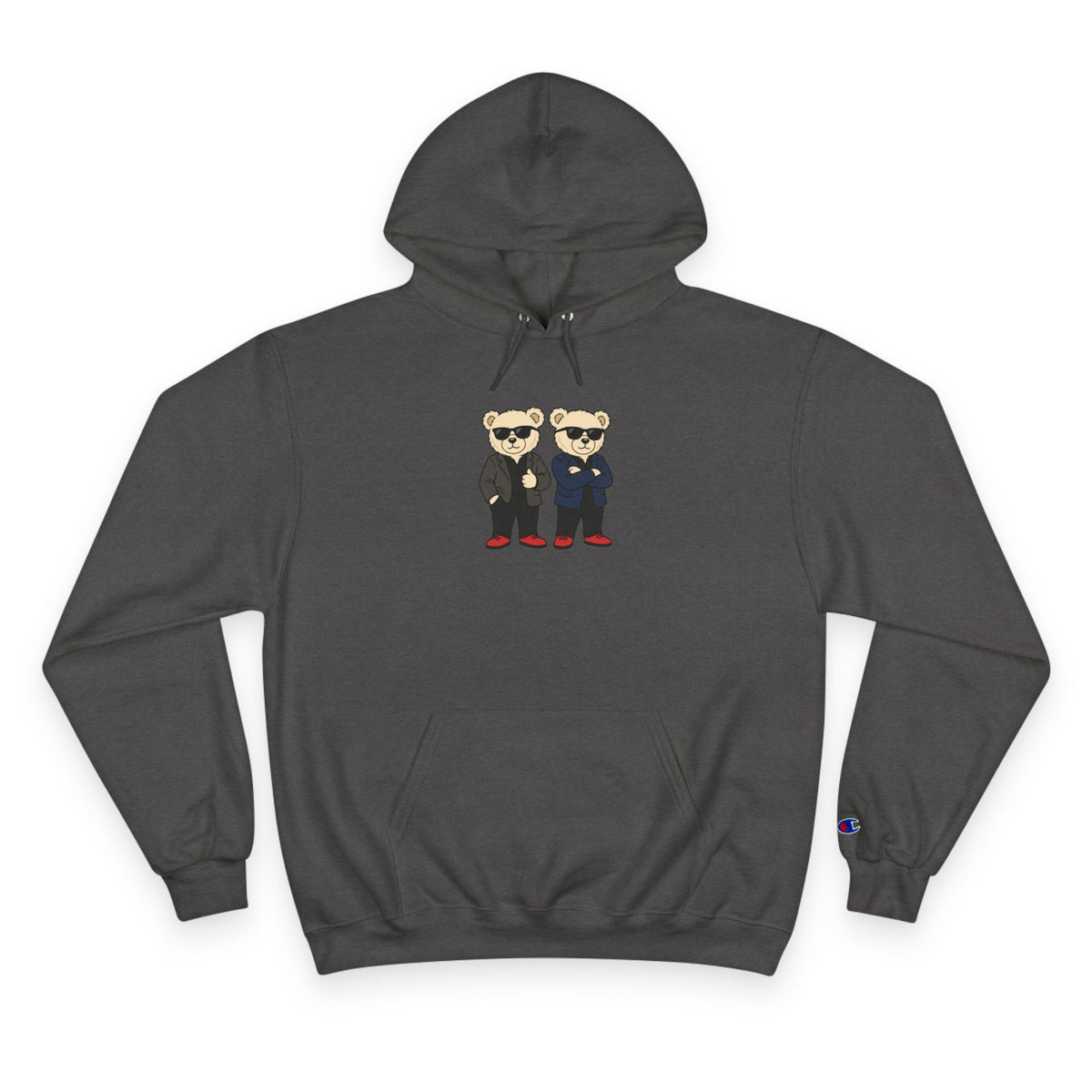 Sunglasses Bear Duo Unisex Graphic Hoodie