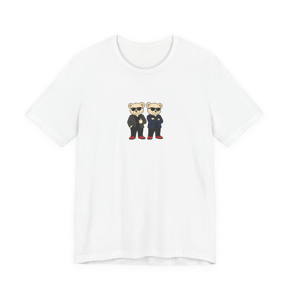 Sunglasses Bear Duo Unisex Graphic T-Shirt