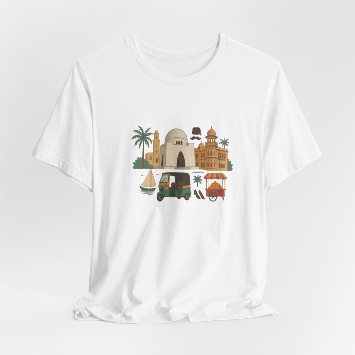 Pakistan Landmarks Unisex Graphic T-Shirt