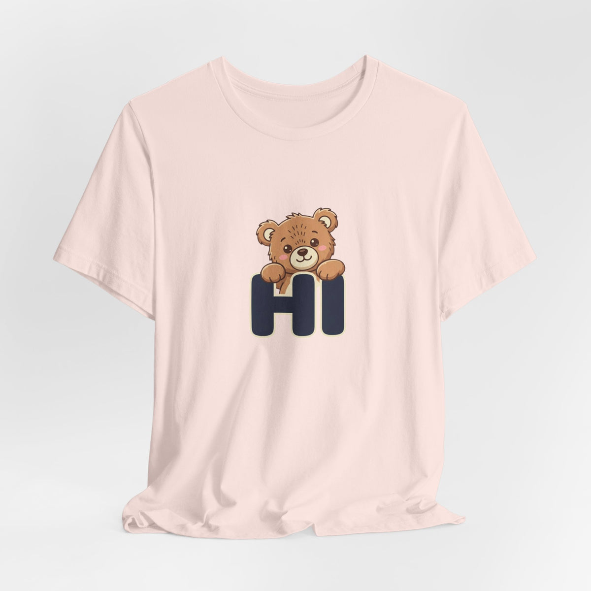 Hi Teddy Bear Unisex Graphic T-Shirt