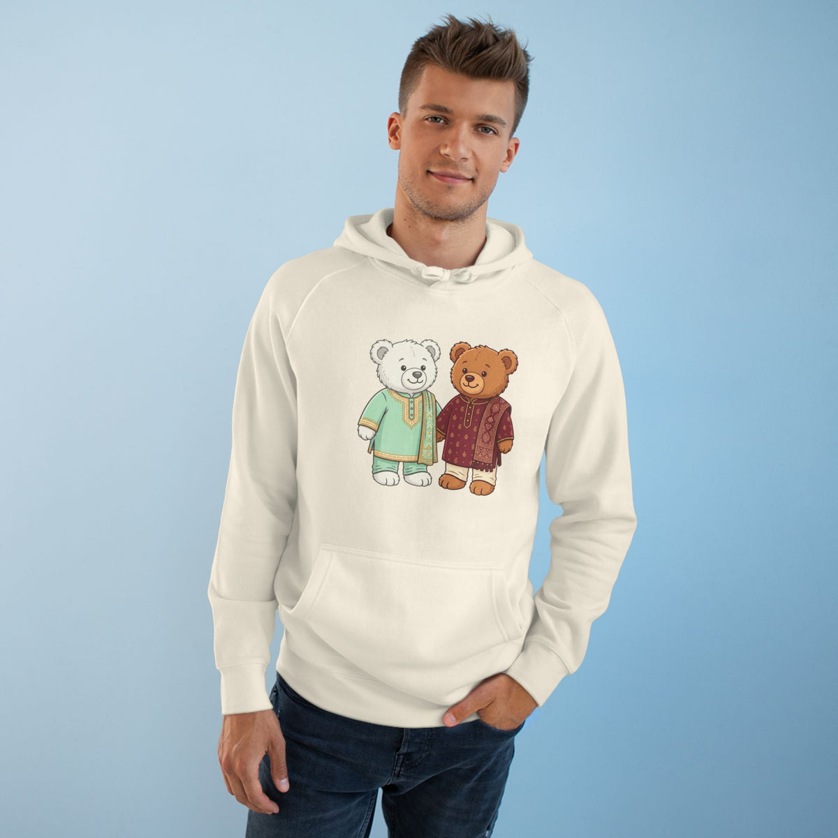 Desi Teddy Bears Unisex Graphic Hoodie