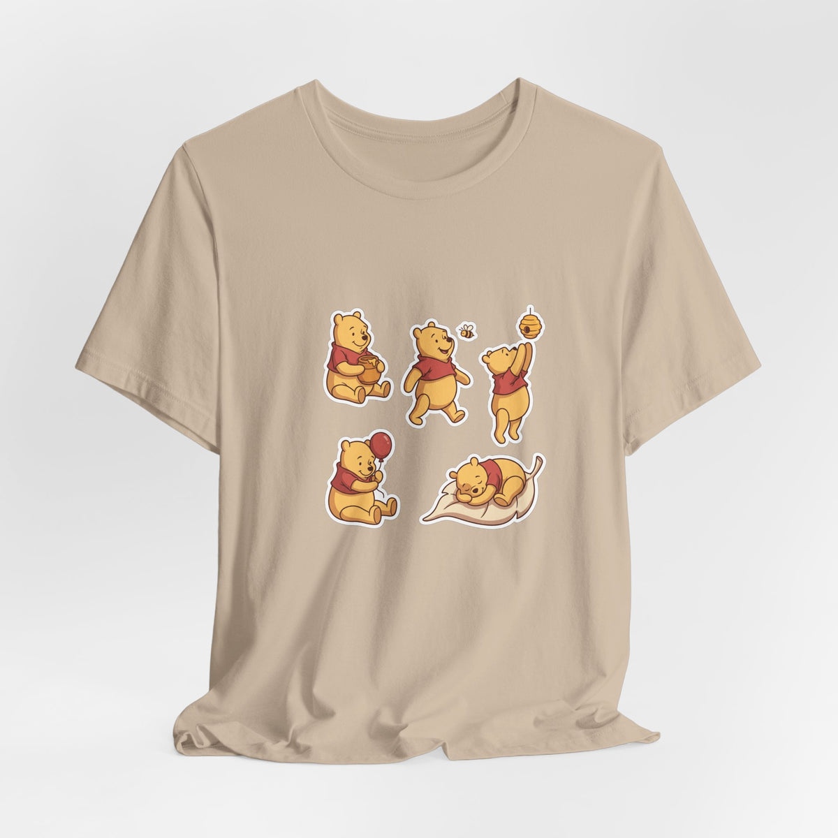 Playful Honey Bear Unisex Graphic T-Shirt