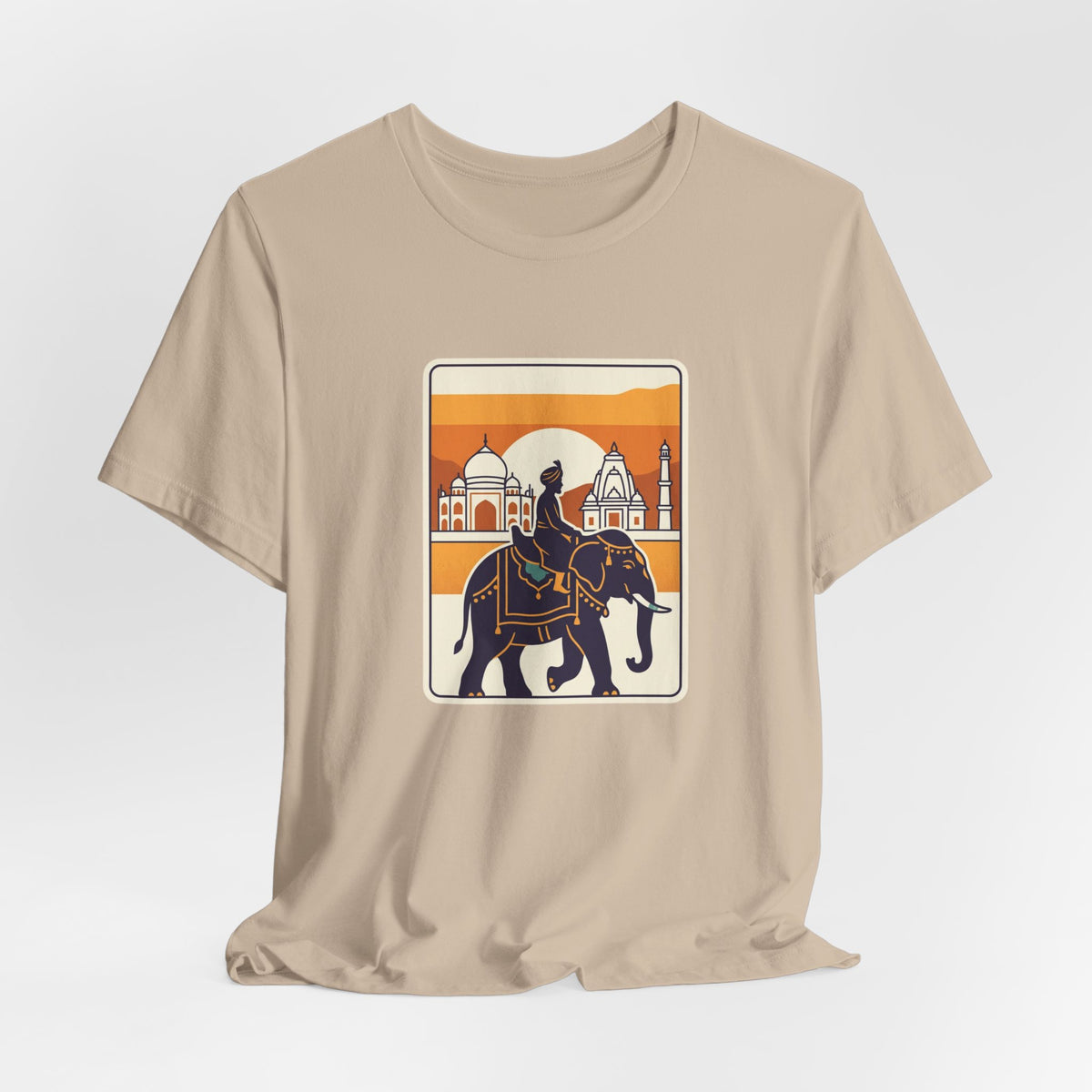 Indian Elephant Travel Unisex Graphic T-Shirt
