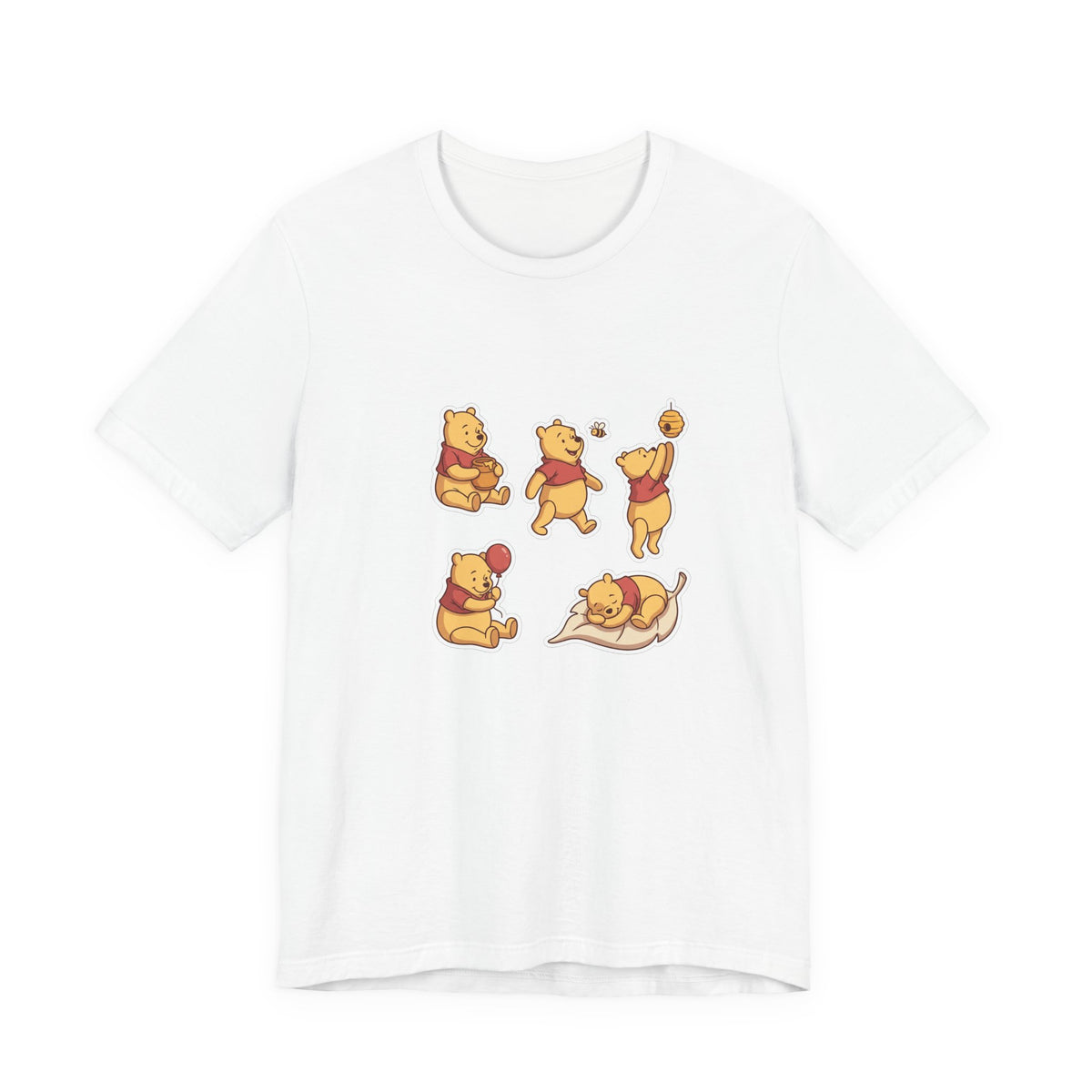 Playful Honey Bear Unisex Graphic T-Shirt