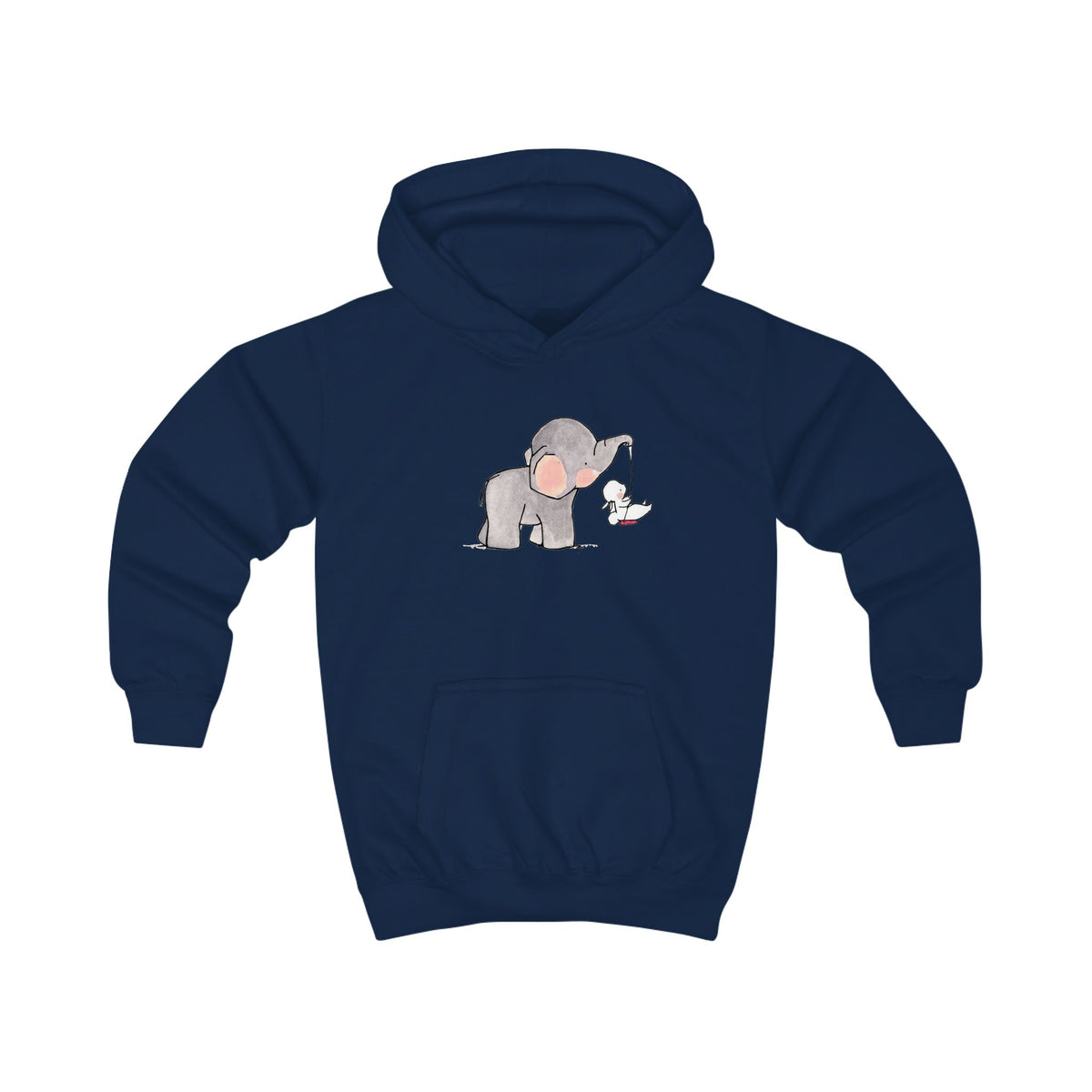 Elephant and Tiny Friend Kids' Graphic Hoodie