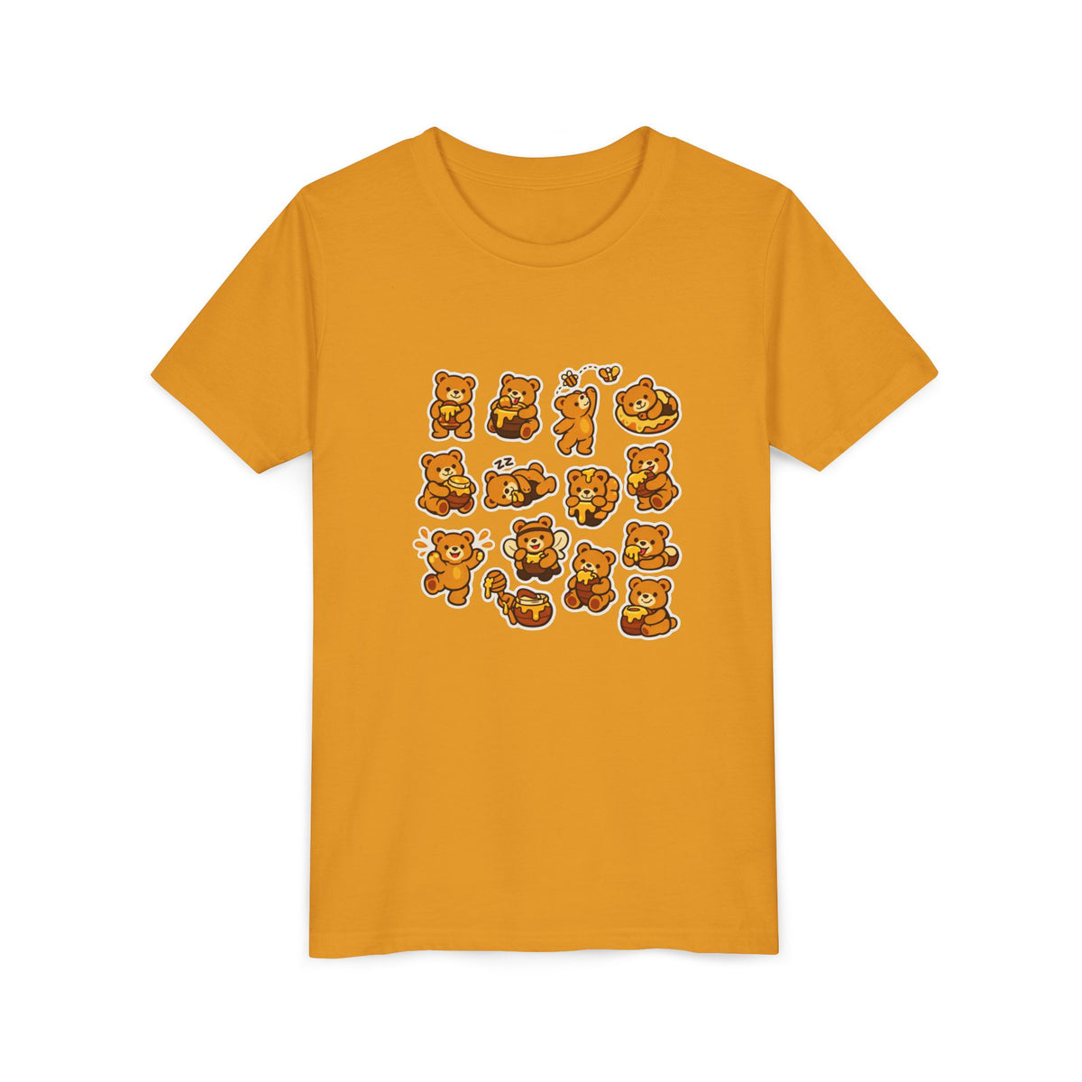 Honey Bear Collage Kids' Graphic T-Shirt
