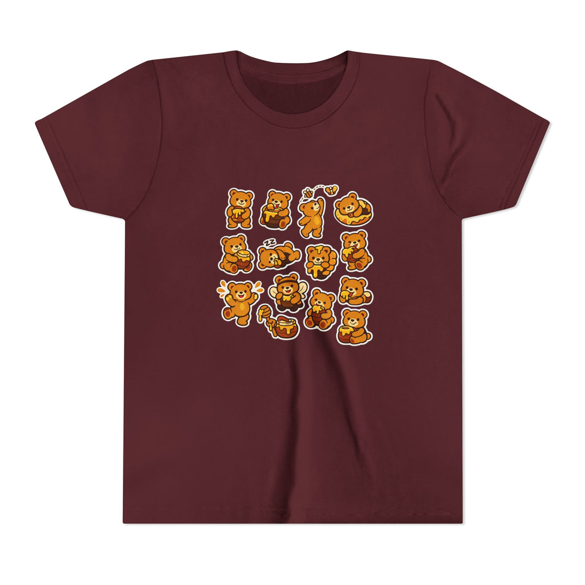 Honey Bear Collage Kids' Graphic T-Shirt