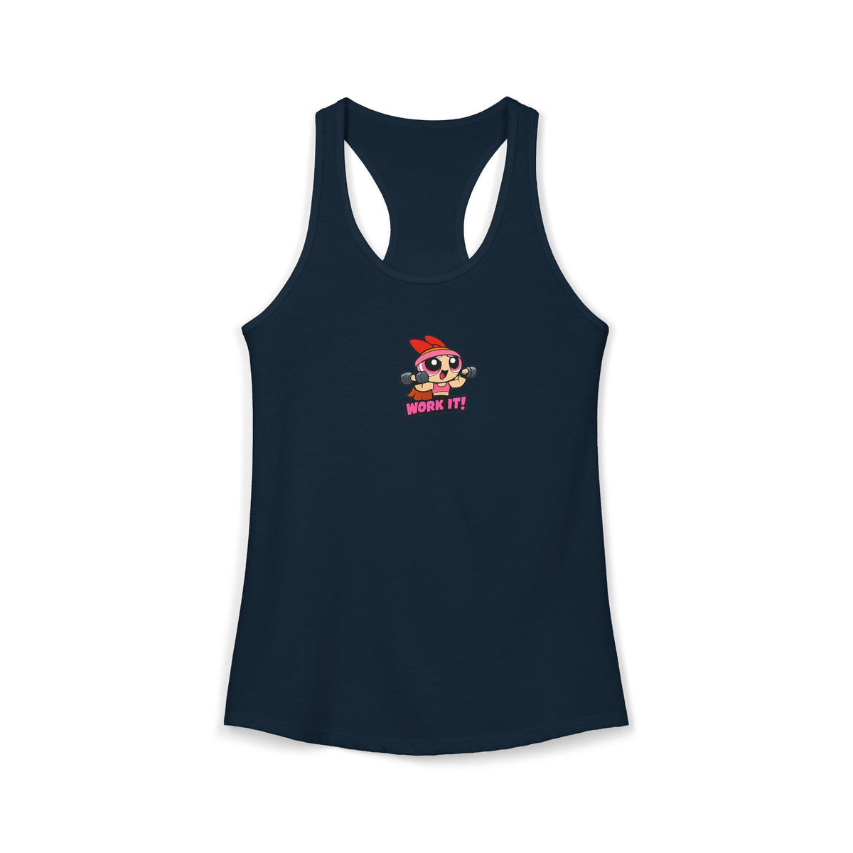 Work It! Women's Graphic Racerback Tank