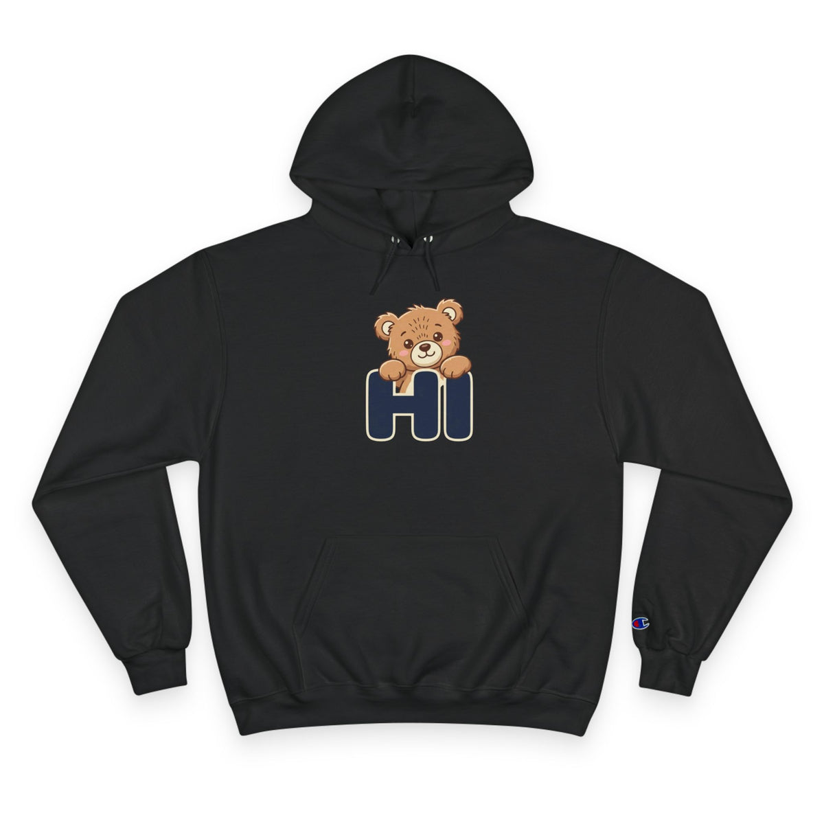 Hi Teddy Bear Unisex Graphic Hoodie