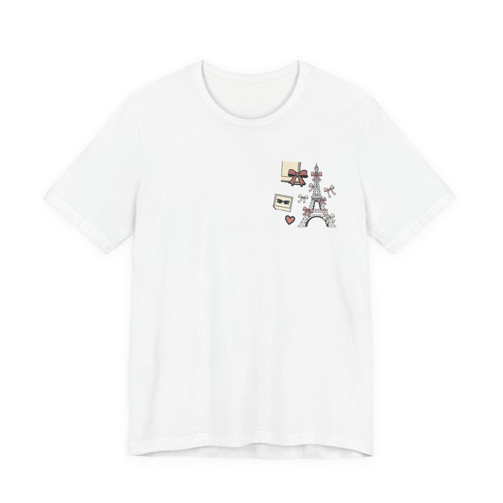 Paris Bow Collage Unisex Graphic T-Shirt