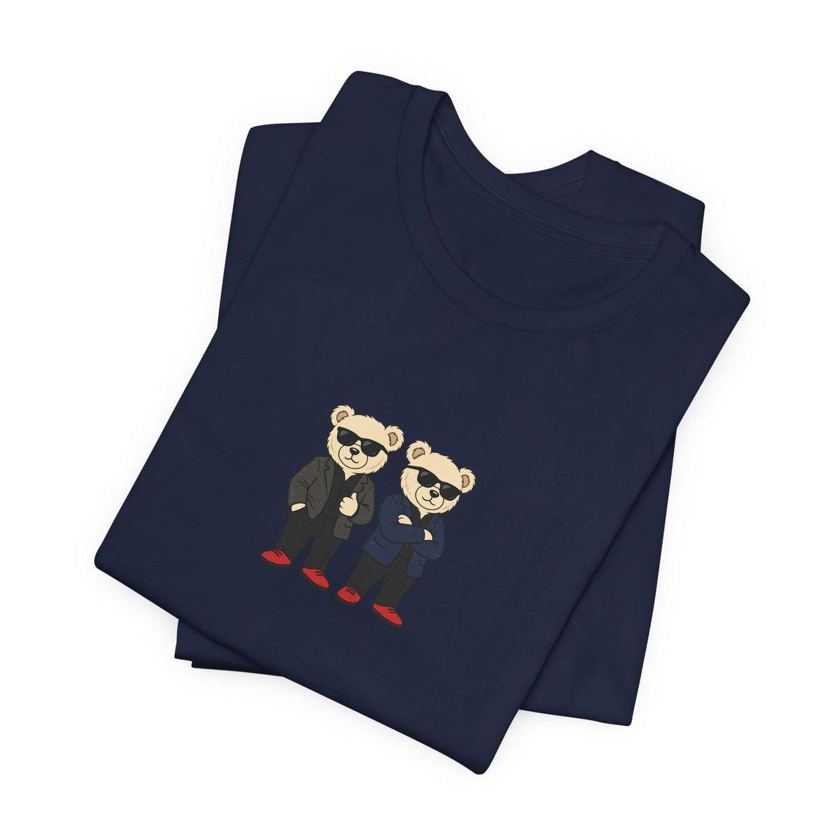 Sunglasses Bear Duo Unisex Graphic T-Shirt