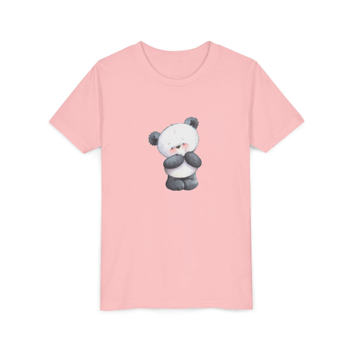 Shy Panda Kids' Graphic T-Shirt
