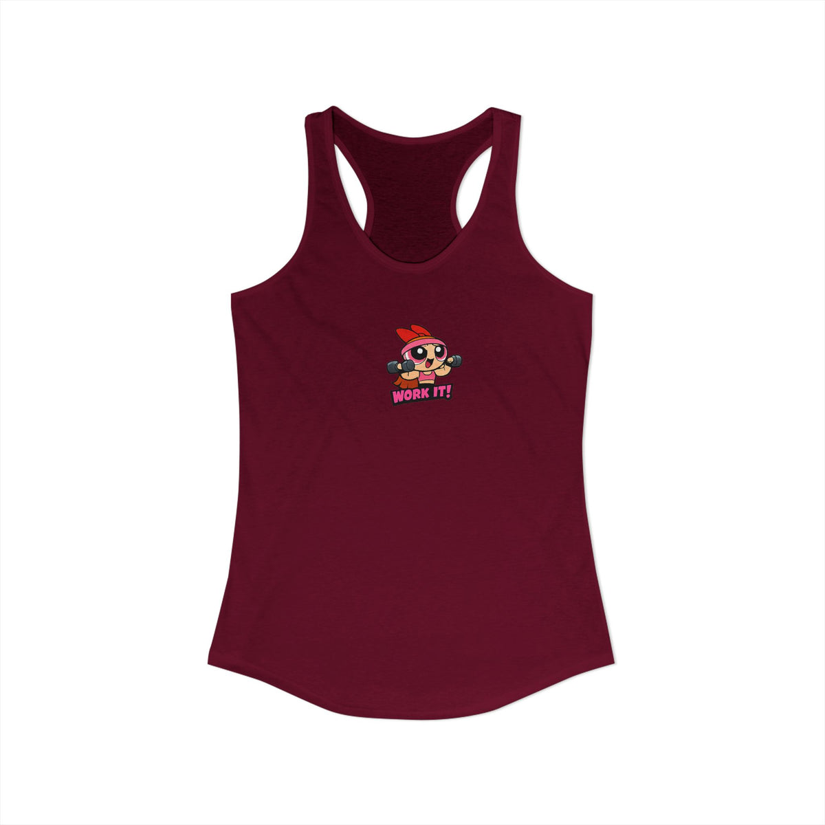 Work It! Women's Graphic Racerback Tank