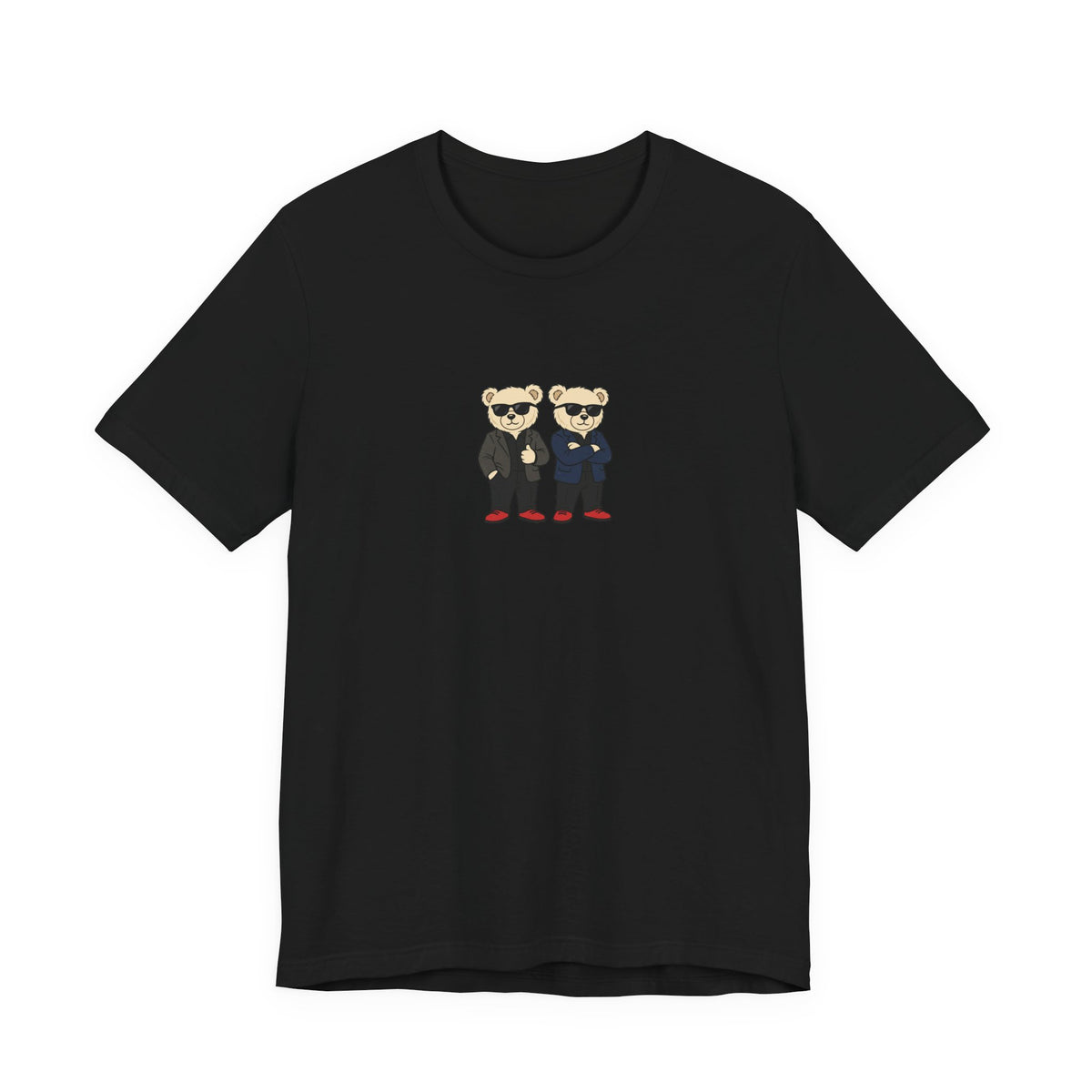 Sunglasses Bear Duo Unisex Graphic T-Shirt