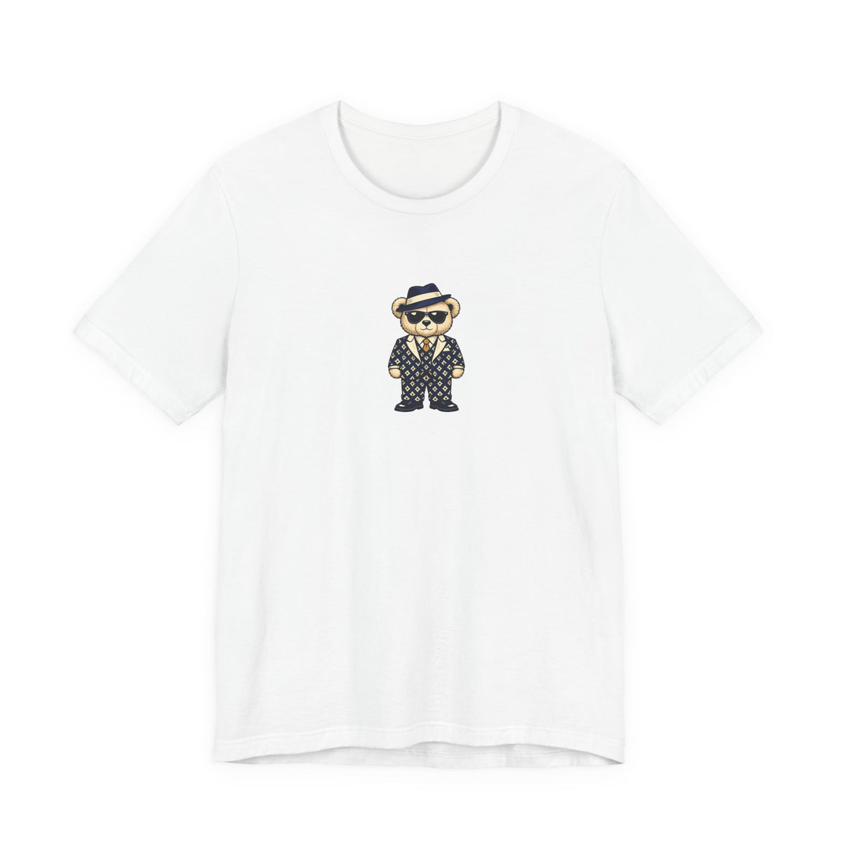 Suited Teddy Bear Unisex Graphic T-Shirt