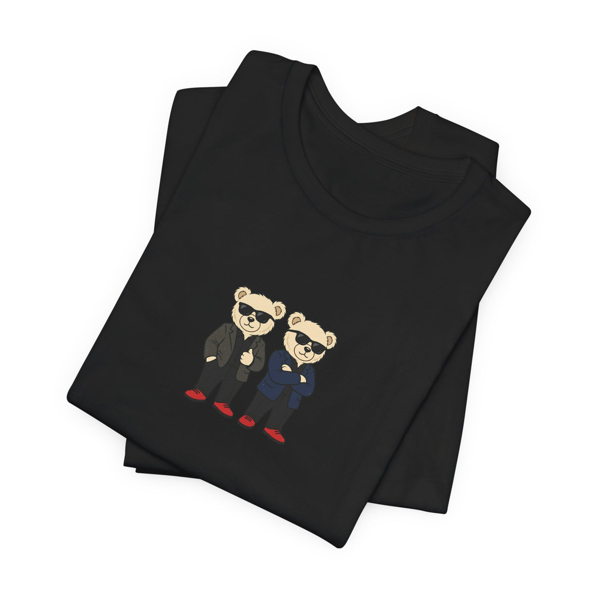 Sunglasses Bear Duo Unisex Graphic T-Shirt