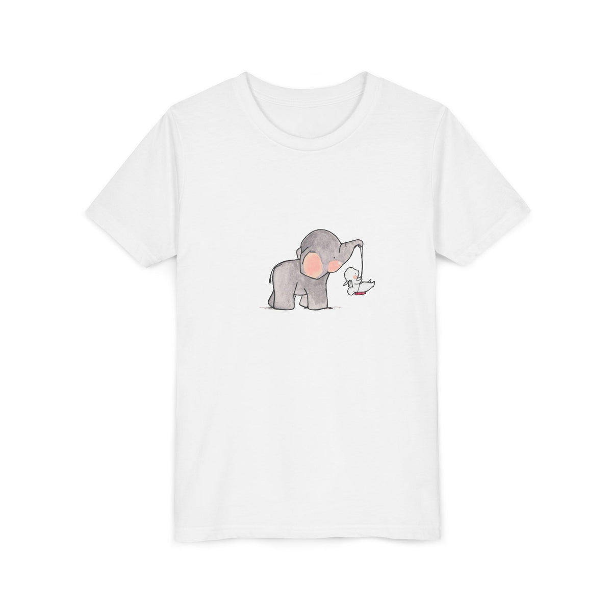Elephant and Tiny Friend Kids' Graphic T-Shirt