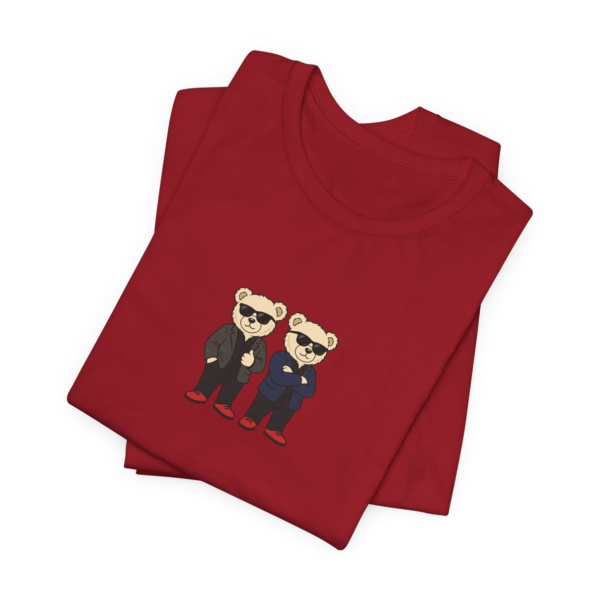Sunglasses Bear Duo Unisex Graphic T-Shirt