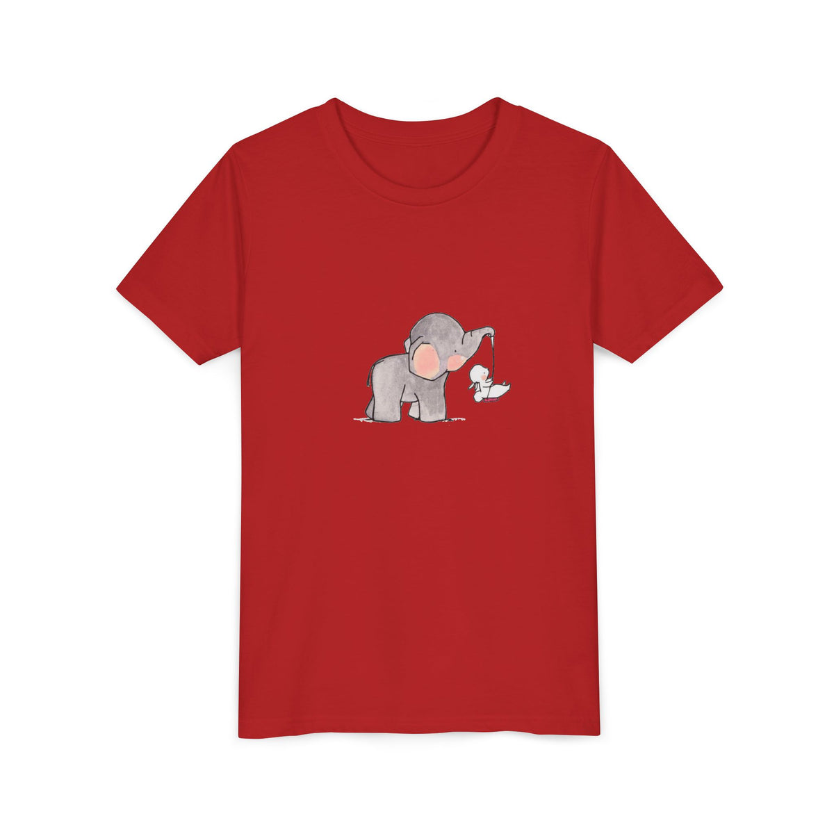 Elephant and Tiny Friend Kids' Graphic T-Shirt