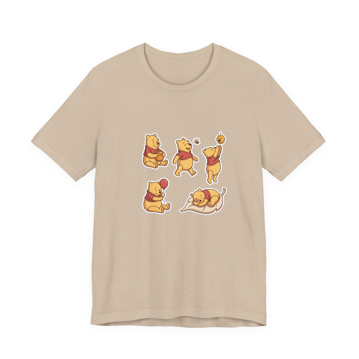 Playful Honey Bear Unisex Graphic T-Shirt