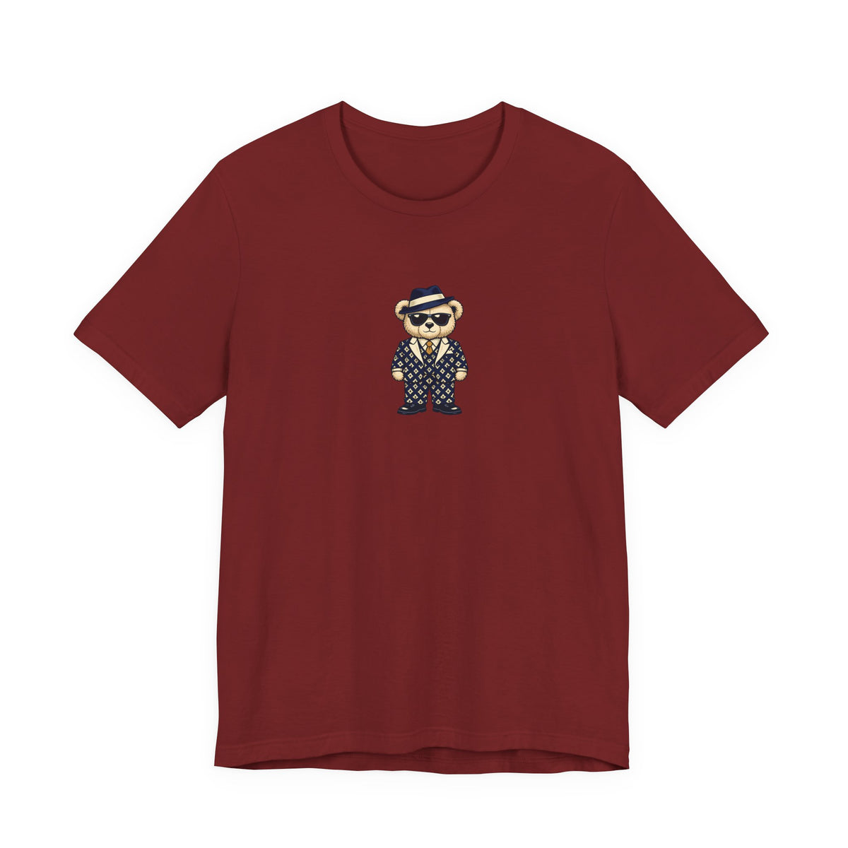 Suited Teddy Bear Unisex Graphic T-Shirt