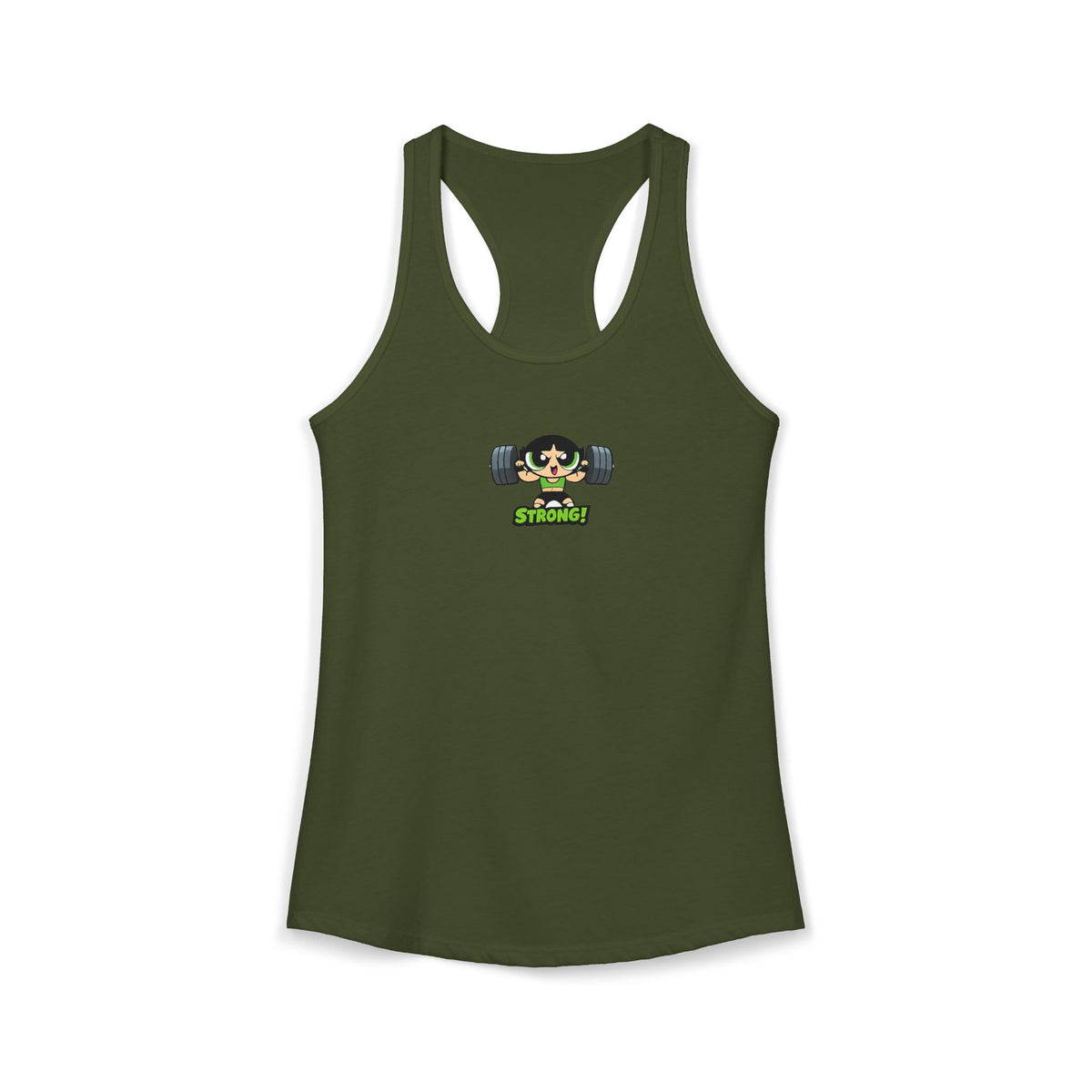 Strong Mode Women's Graphic Racerback Tank