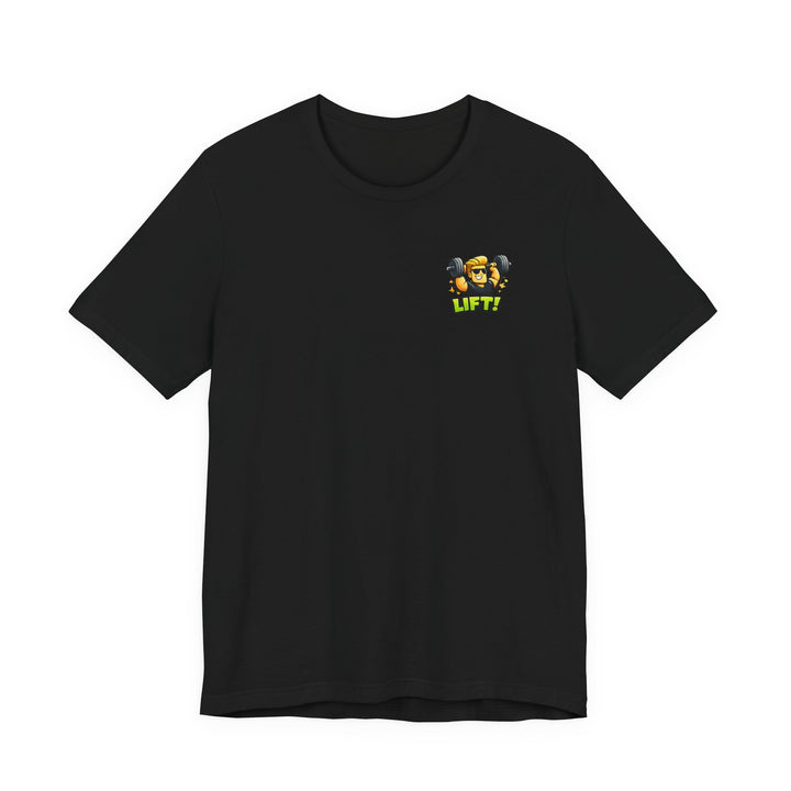 Lift! Cartoon Fitness Unisex Graphic T-Shirt