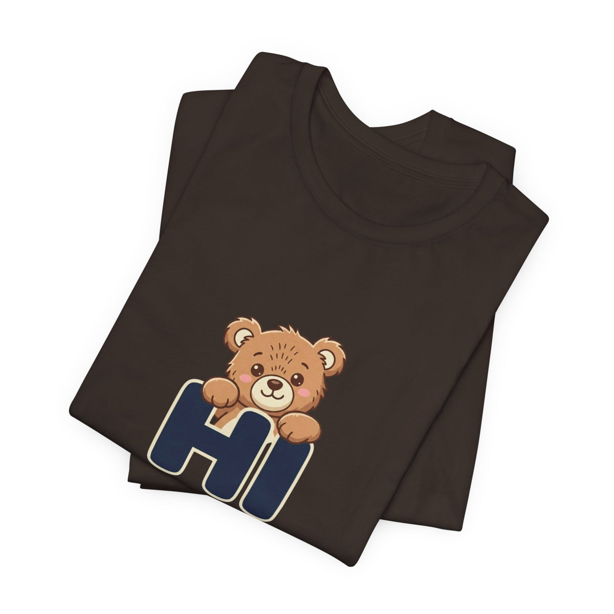 Hi Teddy Bear Unisex Graphic T-Shirt