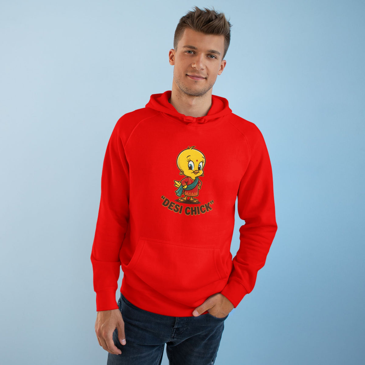 Desi Chick Cartoon Unisex Graphic Hoodie