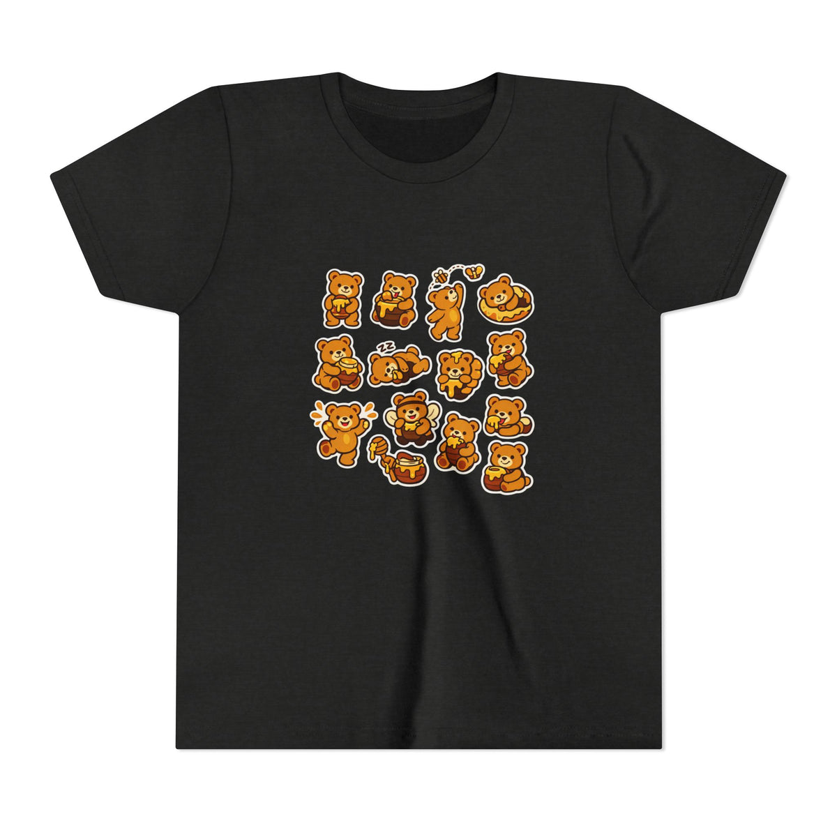 Honey Bear Collage Kids' Graphic T-Shirt