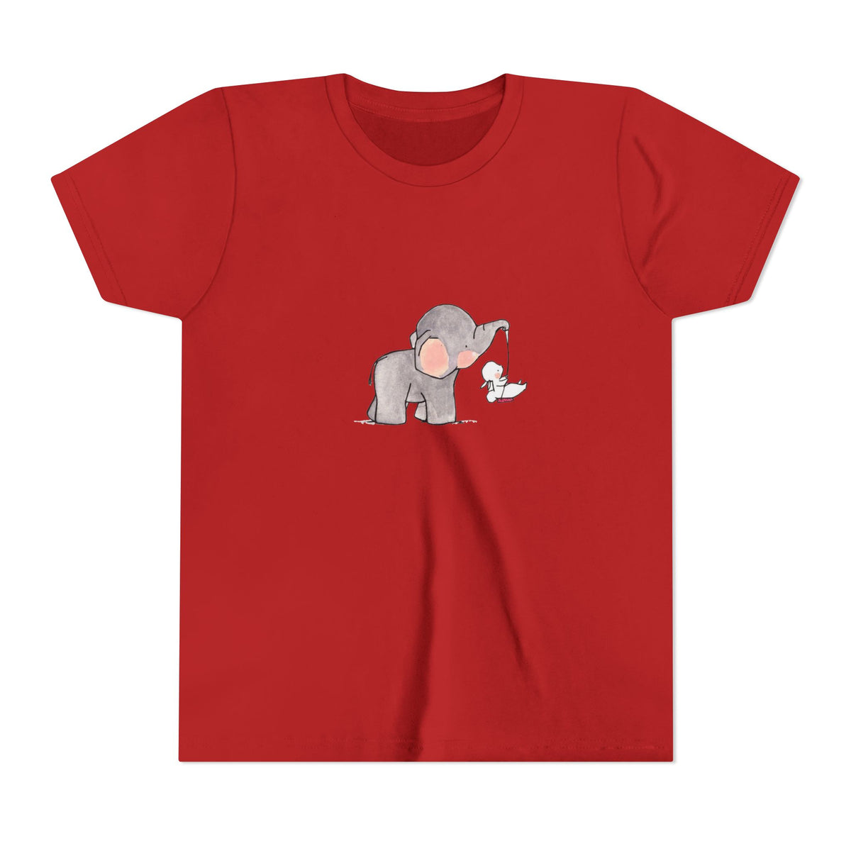 Elephant and Tiny Friend Kids' Graphic T-Shirt