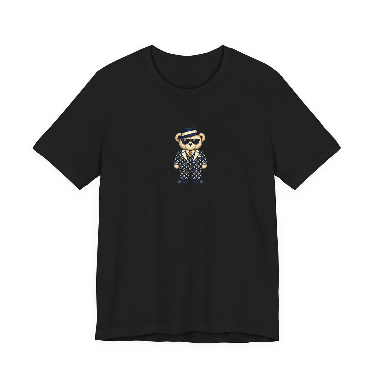 Suited Teddy Bear Unisex Graphic T-Shirt