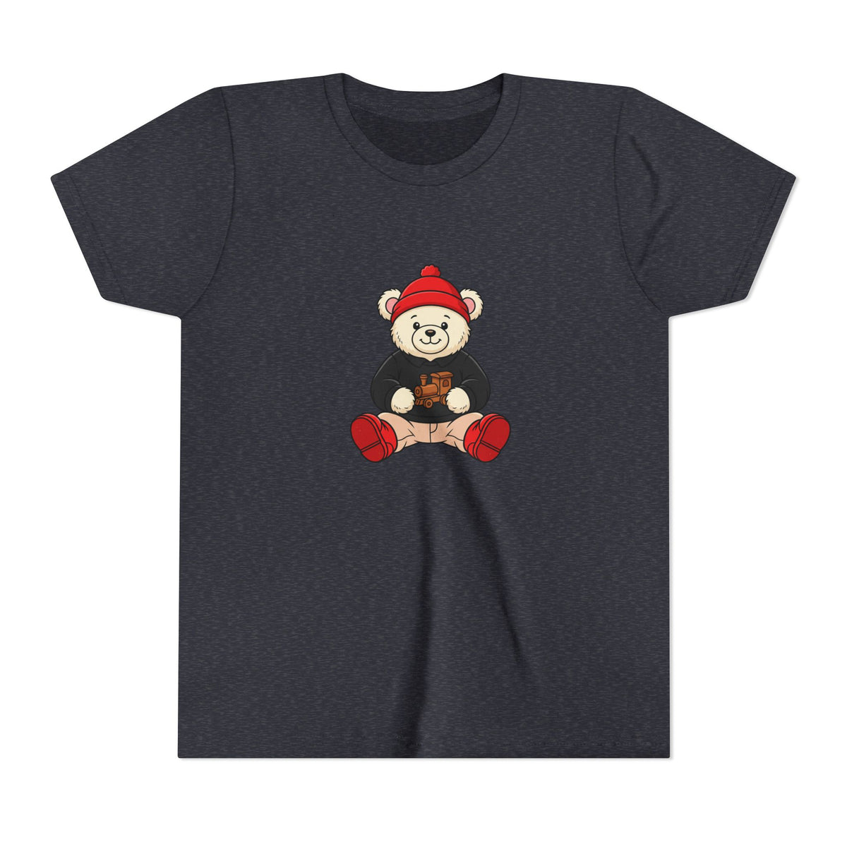 Red Beanie Teddy Bear Kids' Graphic T-Shirt