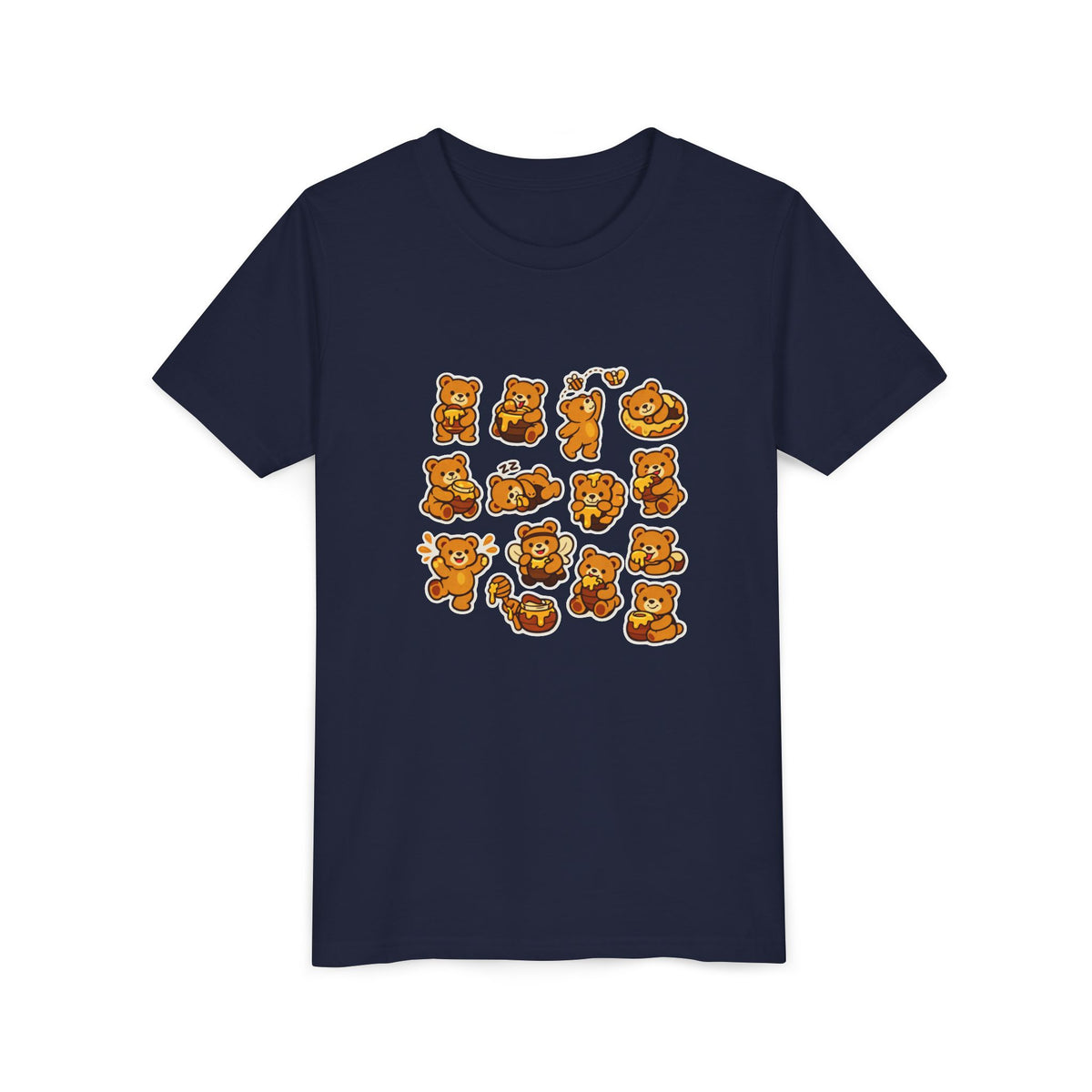 Honey Bear Collage Kids' Graphic T-Shirt