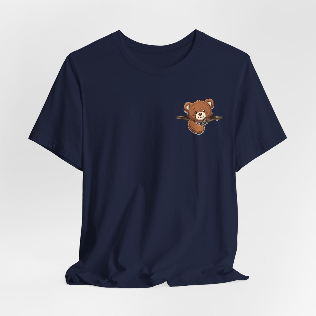 Peeking Brown Bear Unisex Graphic T-Shirt