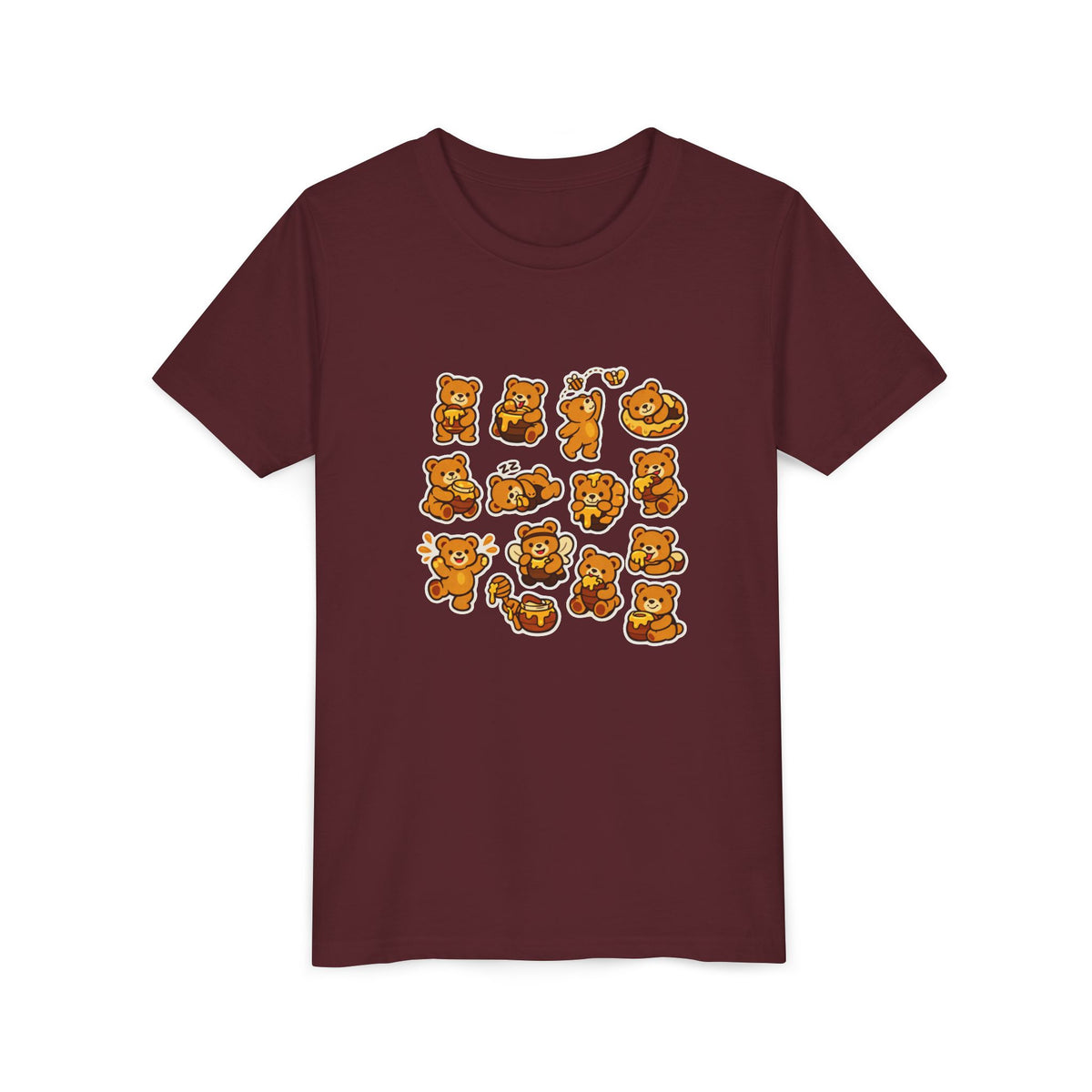 Honey Bear Collage Kids' Graphic T-Shirt