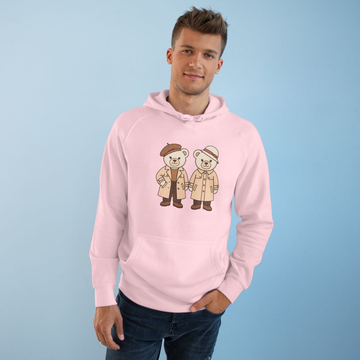 Explorer Teddy Bears Unisex Graphic Hoodie
