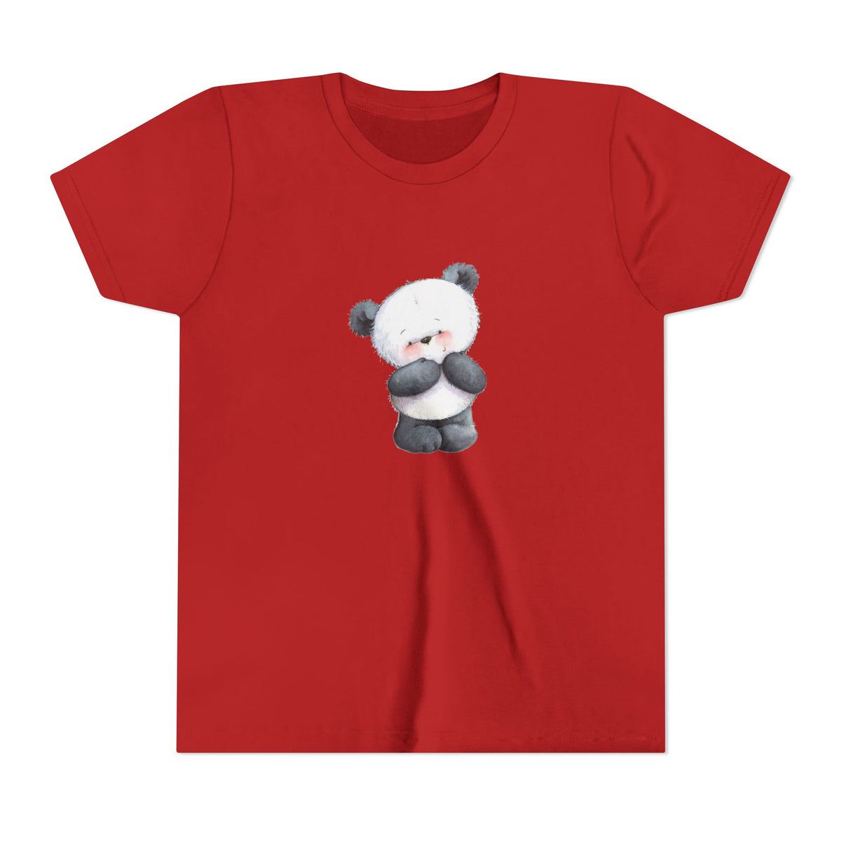 Shy Panda Kids' Graphic T-Shirt